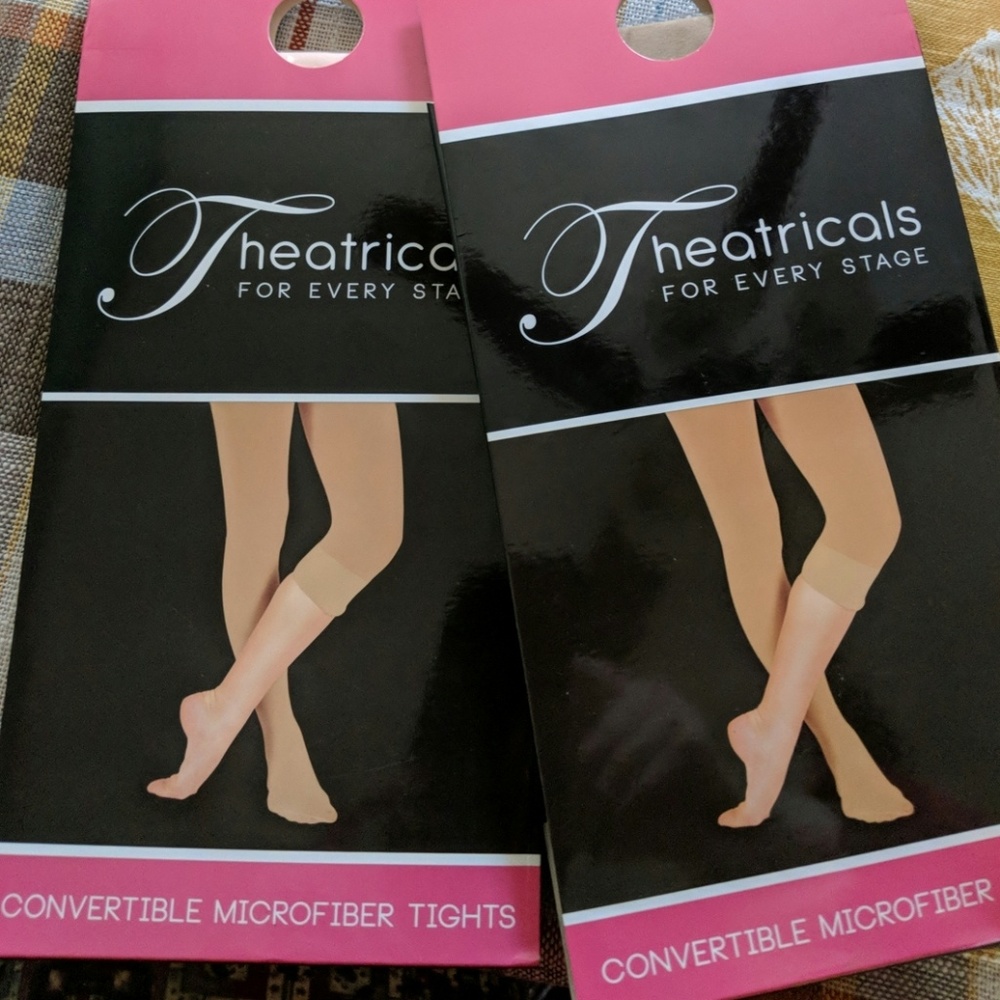 BNIP! 2 prs. Theatricals convertible tights